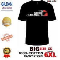 Game Of Thrones The North Remembers Nwt Licensed Sportswear 100% Cotton Mens T-shirt Valentines Day gift