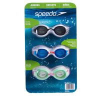 Abcstyle99 แว่นตาว่ายน้ำแบรนด์ Speedo รุ่น P210  สำหรับเด็กและผู้ใหญ่ แบบคละสี พร้อมเลนส์ป้องกันหมอก และ แสงUV สวมใส่ง่าย สะดวกพกพา