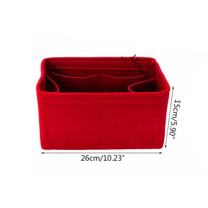 home-storage-bag-felt-insert-bag-makeup-organizer-inner-purse-portable-cosmetic-bags-storage-red-storage