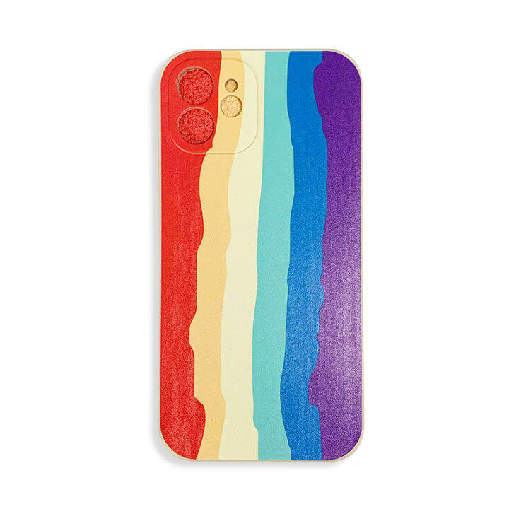 เคสสีรุ้งสำหรับ-itel-a60s-s23-a49-a37-a26-a56-p36-vision-1-plus-1-pro-ซิลิโคนวาดสีน่ารักฝาหลังเคสป้องกันที่มีสีสัน