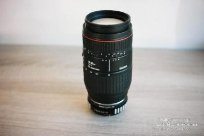 ขายเลนส์มือหมุน Sigma 70-300mm f4-5.6 macro สำหรับใส่กล้อง fujifilm Mirrorless ได้ทุกรุ่น Serial 2005408