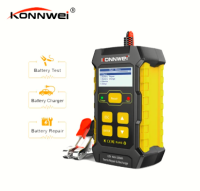 KONNWEI-เครื่องทดสอบแบตเตอรี่รถยนต์ใน KW510เครื่องเครื่องมือซ่อมแซมชีพจรเครื่องชาร์จแบตเตอรี่5A เครื่องเจลเอจีเอ็มเปียกและแห้งตะกั่วกรด12V