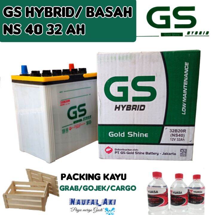 Aki Mobil Avanza/Rush/Espass/Terios/Xenia/Katana/Carry GS Hybrid NS40