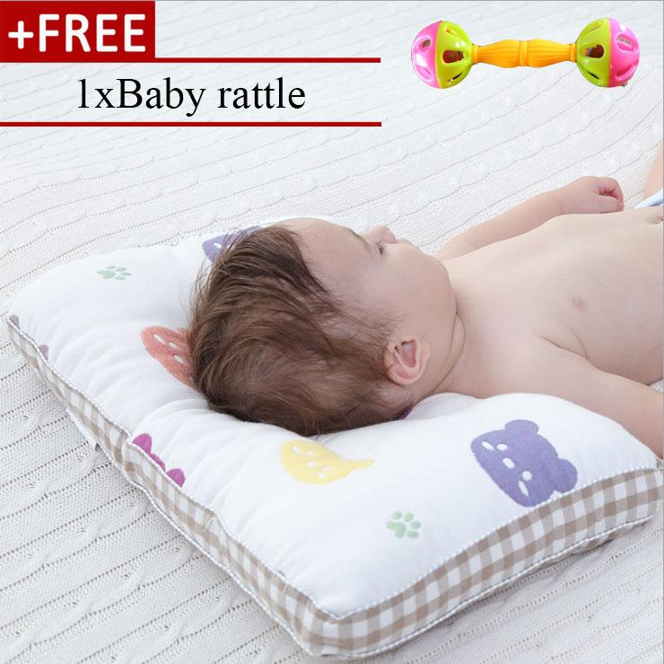 0-1 Year Old Baby Pillow Anti-bias Head Pillow Correction Prevent Flat N7 
