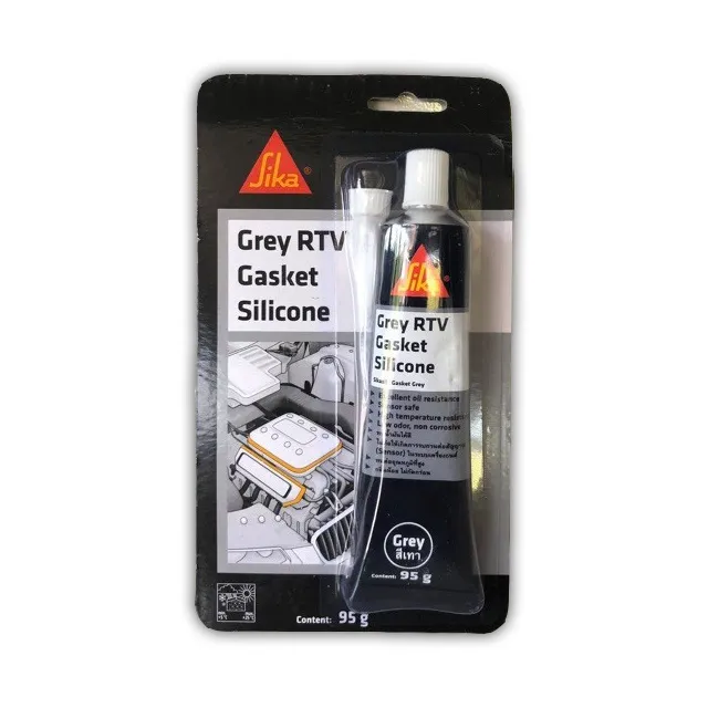 Sikasil Gasket RTV Silicone กาวซิลิโคนทาปะเก็น (สีเทา) Lazada.co.th