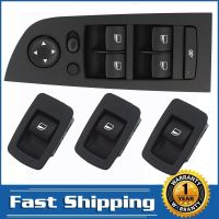 Driver-black For BMW E90 E91 318I 320I 325I 335I 2006-2012 Front LHD Driver Passenger Window Mirror Switch Control Lifter Console Button