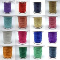 10yards 0.8mm Colorful Waxed Cotton Cord Waxed Thread Cord String Strap Necklace Rope For Jewelry Making For Shamballa Bracelet