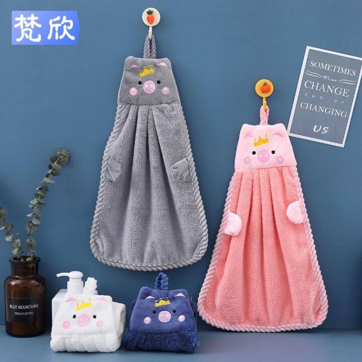 ral-veet-kiten-hangable-hand-towel-cute-cartoon-hand-wash-clean-absorbent-quick-dryg-hand-towel-csq2385