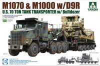 พลาสติก โมเดล ประกอบ  takom สเกล1/72 U.S. M1070&amp;M1000 w/D9R