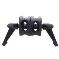 Andoer Dual Swiveling Grip Head Angle Clamp For Photo Studio Boom Arm Reflector Holder Stand