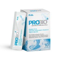 Prova Probio Plus Probiotic โพรว่า โปรไบโอ พลัส โปรไบโอติกส์ #รสโยเกิร์ต(ผลิตภัณฑ์เสริมอาหาร)ระบบขับถ่าย  มีส่วนผสมของนมผึ้ง (1กล่อง/10ซอง)