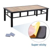 24 PCS Furniture Sliders and Gliders for Carpet Moving Furniture 25X35mm Self-Adhesive Furniture Gliders