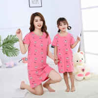 Kids Nightdress Womens Nightgown Cotton Women Long Sleepwear Girl Nightwear Sleepwear Home Sleep Dress Pajamas Evening Dress