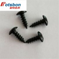 M3/M4/M5 Large Flat Round Black Screw Cross Recessed Truss Mushroom Head Tapping Screws Tornillos Parafuso Schroeven Vis DIN7981 Nails Screws  Fastene