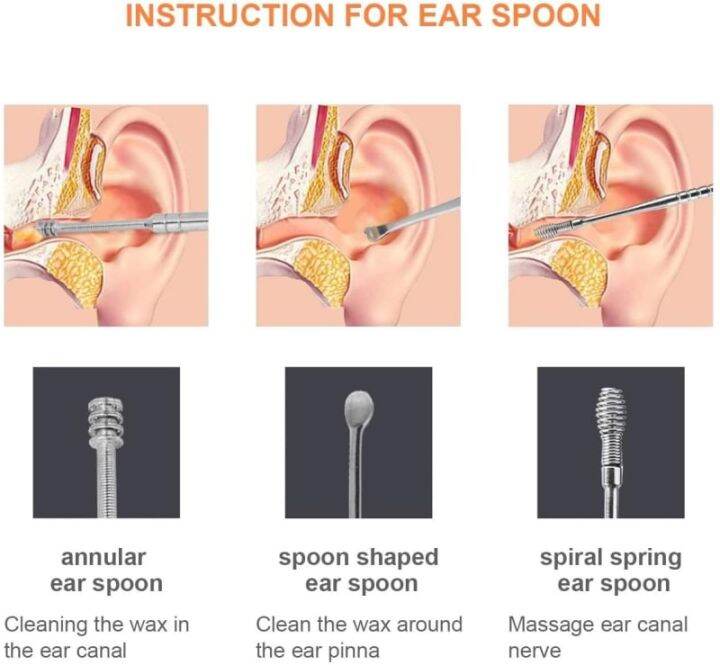 ชุดทำความสะอาดรูหู-ไม้แคะหูครบชุด-ชุดแคะหู-พกพา-ชุดแคะหูเด็ก-ไม้แคะหูสแตนเลส-ไม้แคะขี้หู-ชุดไม้แคะขี้หู-ไม้แคะขี้หู-ในชุดมี-6-ชิ้น
