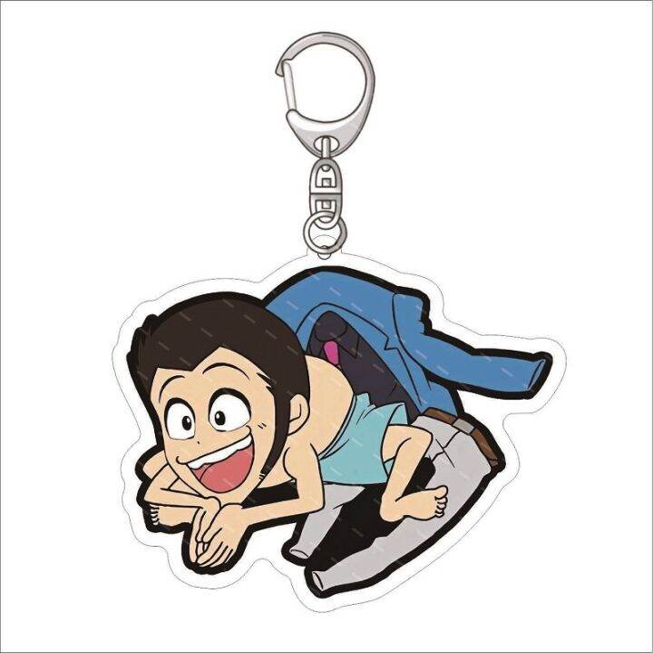 cw-rupan-sansei-anime-keychain-figure-jigen-daisuke-fujiko-chain-lupin-iii-ornament-kawaii-pendant