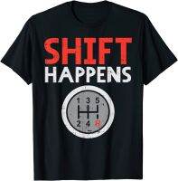 New Limited Shift Happens Car Gear Pun Race Driver Racing Tshirt