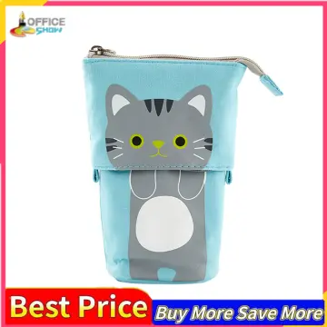 Standing Pencil Case Large Capacity Pen Bag, Multi-Layer Pen Pouch