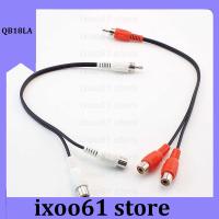 ixoo61 store 3.5Mm Stereo Audio Male Jack To 2 Rca Female Socket To Headphone 3.5 Y Adapter Cable Audio Cables