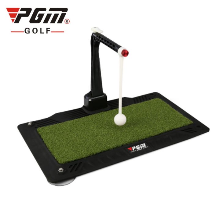 retcmall6-pgm-ปรับความสูงได้360-หมุน-auto-ball-return-golf-practice-mat-swing-trainer-สำหรับไดร์เวอร์กอล์ฟ-iron-chipper-การฝึกอบรมในร่ม
