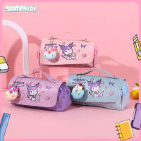 I Stationery Sanrio Kulomi กระเป๋าดินสอ อเนกประสงค์ จุของได้เยอะ แบบสร้างสรรค์ เหมาะกับนักเรียนประถม สําหรับนักเรียนหญิง และผู้ชาย