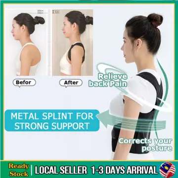 Xs-5xl Plus Size Back Brace Posture Corrector For Men And Women - Shoulder  Lumbar Teenagers Full Back Shoulder Belt Waist-support Pain Relief (size 