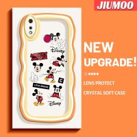 เคส JIUMOO สำหรับ Realme 3 Pro เคส3i Realme การ์ตูนดีไซน์ใหม่มิกกี้น่ารักสร้างสรรค์เคสโปร่งใสลายกล้องถ่ายรูปซิลิกาเจลฝาครอบป้องกันคอลอร์เวฟบริเคสมือถือกันกระแทกแบบใสนิ่ม