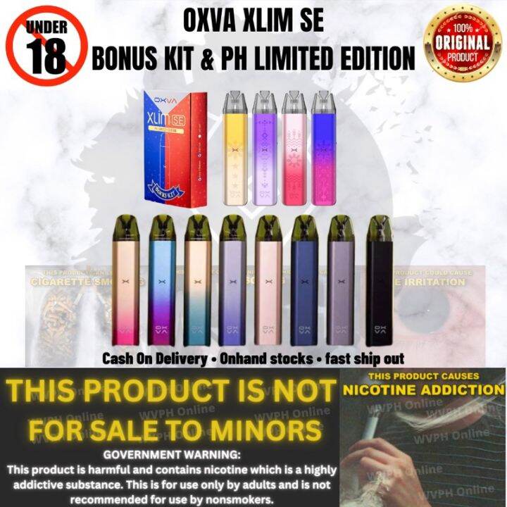 vape - AUTHENTIC Oxva Xlim SE BONUS Kit PH LIMITED EDITION 101 ...