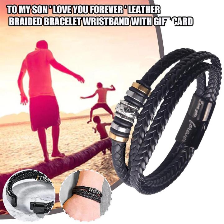 love-you-forever-card-son-my-sons-love-you-forever-wristband-braided-gift-with-bracelet-leather-card-c2s0