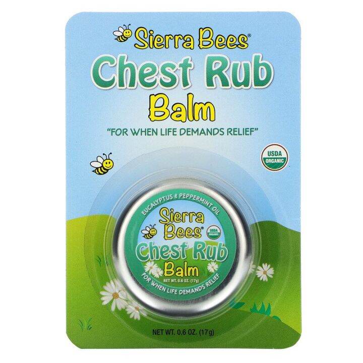 Sierra Bees Chest Rub Balm 17g Lazada PH