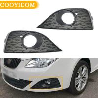 Newprodectscoming Fog Light Grille Chrome Front bumper Fog Light Trim fog lamp Cover trim For Volkswagen Seat Ibiza 2008-2017 6j0853665a