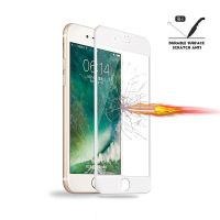 ฟิลม์IPhone6/6S ฟิล์มกระจก นิรภัย เต็มจอ ขอบนิ่ม ไอโฟน6 / ไอโฟน6เอส ขอบสีขาว  Soft Edge Tempered Glass Screen For iPhone 6 / iPhone 6S (4.7 ) White