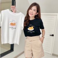 Jarika.shop - เสื้อยืดลายแมว Jarika ( งานป้าย. Jarika ) ( พ46 )