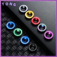 TONG 10ชิ้น9สีอัลตร้าซีโร่สำหรับสกู๊ตเตอร์123สกรูยึดสกรูสำหรับตกแต่งรถยนต์แหวนรองสกรูแฮนด์สกรู