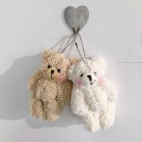 Hot sale 1PC 11cm Bear Plush Keychain Toys Mini Teddy Bear Dolls Small Gift For Party Wedding Present Pendant Cute Doll