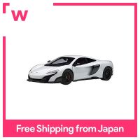 1/18อัตโนมัติ McLaren 675 LT สีขาวเมทัลลิคสำเร็จรูป