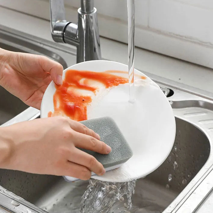 ฟองน้ำล้างจาน-3-ชั้น-ฟองน้ำทำความสะอาด-ทำความสะอาดล้างจาน-แบบสองด้าน-หนาพิเศษ-เช็ดคราบ-แห้งไว-ไม่เก็บกลิ่น-พร้อมส่ง