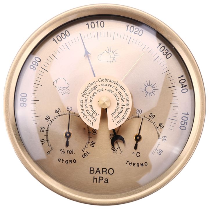 barometer-hygrometer-wall-mounted-household-weather-station