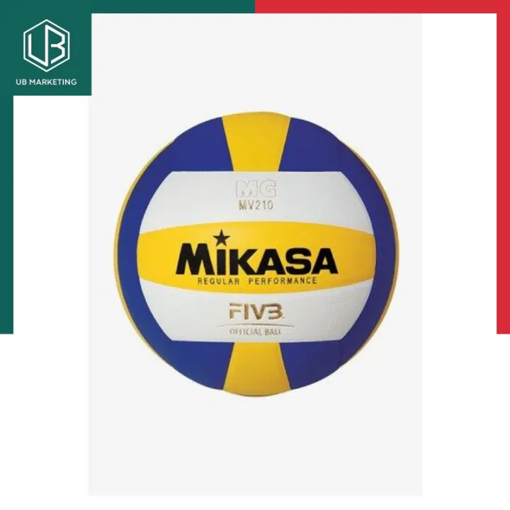 วอลเล่ย์บอล MIKASA mv210 รุ่นแข่งขัน สูบลมพร้อมใช้ พร้อมส่ง มีเก็บปลาย ...