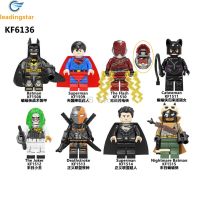 LEADINGSTAR【Hot Sale】Legoing Minifigures Super Heroes Wander Woman The Flash Bat-Man Aquaman Building Blocks ของเล่น【cod】