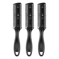 【YF】▬♀  Hair Comb Trimmer Cutting Thinner Styler Side Scissors Styling Barber Cutter With Metal