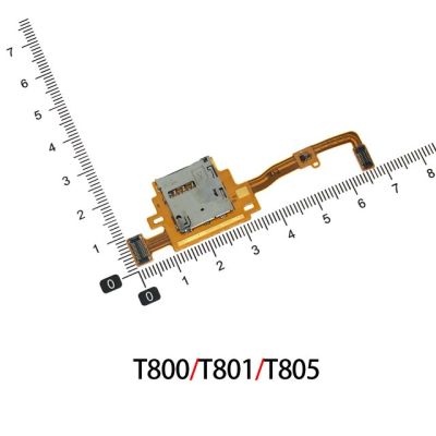 【♘COD Free Cas♘】 nang20403736363 Sim เครื่องอ่านการ์ดใส่ถาดหน่วยความจำสายเคเบิลซ็อกเก็ตยืดหยุ่นสำหรับ Samsung T500 T505 T585 T590 T595 T859 T520 T525 T800 T801 T805