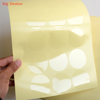 ?Big Dealse 1000 15mm CLEAR round Sticker ป้ายชื่อโปร่งใสวงกลมพีวีซีซีลฉลาก