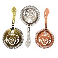 Hawthorn Strainer Hammered Scorpion Cocktail Strainer Stainless Steel Bar Strainer Professional Cocktail Bar Tools