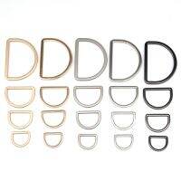 HENGC 30mm 40mm D Dee Ring Metal Buckles Clasp Web For Leather Belt Shoes Bags Garment Big Sewing Accessory DIY Crafts Wholesale