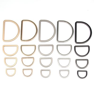 【YF】 HENGC 30mm 40mm D Dee Ring Metal Buckles Clasp Web For Leather Belt Shoes Bags Garment Big Sewing Accessory Crafts Wholesale