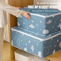 Non-woven Foldable Storage Box organizer Portable Clothes Organizer Tidy Suitcase Home Storage Box Quilt Storage Container Bag