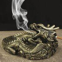 (Original Imported) New Creative Design Unique Portable Living Room Ashtray For Car Interior Home Frame Dragon Ashtrays As Gift Friends Smoking Tray