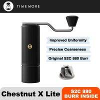 TIMEMORE Chestx Lite เครื่องบดมือแบบพรีเมี่ยมแบบพกพา S2C Penggiling Kopi แบบเครื่องบดทรงกรวย42มม. ภายในคุณภาพสูง