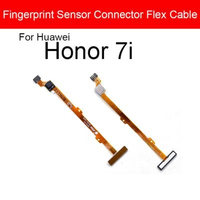 ขั้วต่อเซ็นเซอร์ลายนิ้วมือสายเคเบิ้ลยืดหยุ่นสำหรับ Huawei Honor 7i 8a 8x 9i 10 Lite 20i V20 V10 P10 P20 P30 Pro P8 Lite Nova 3e